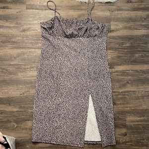 H&M midi dress with slit